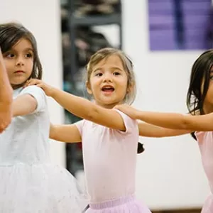 Ballerinas at YMCA class