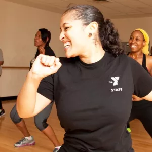 Zumba class at the YMCA