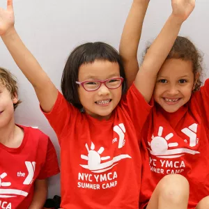 Campers having the best summer ever at the YMCA